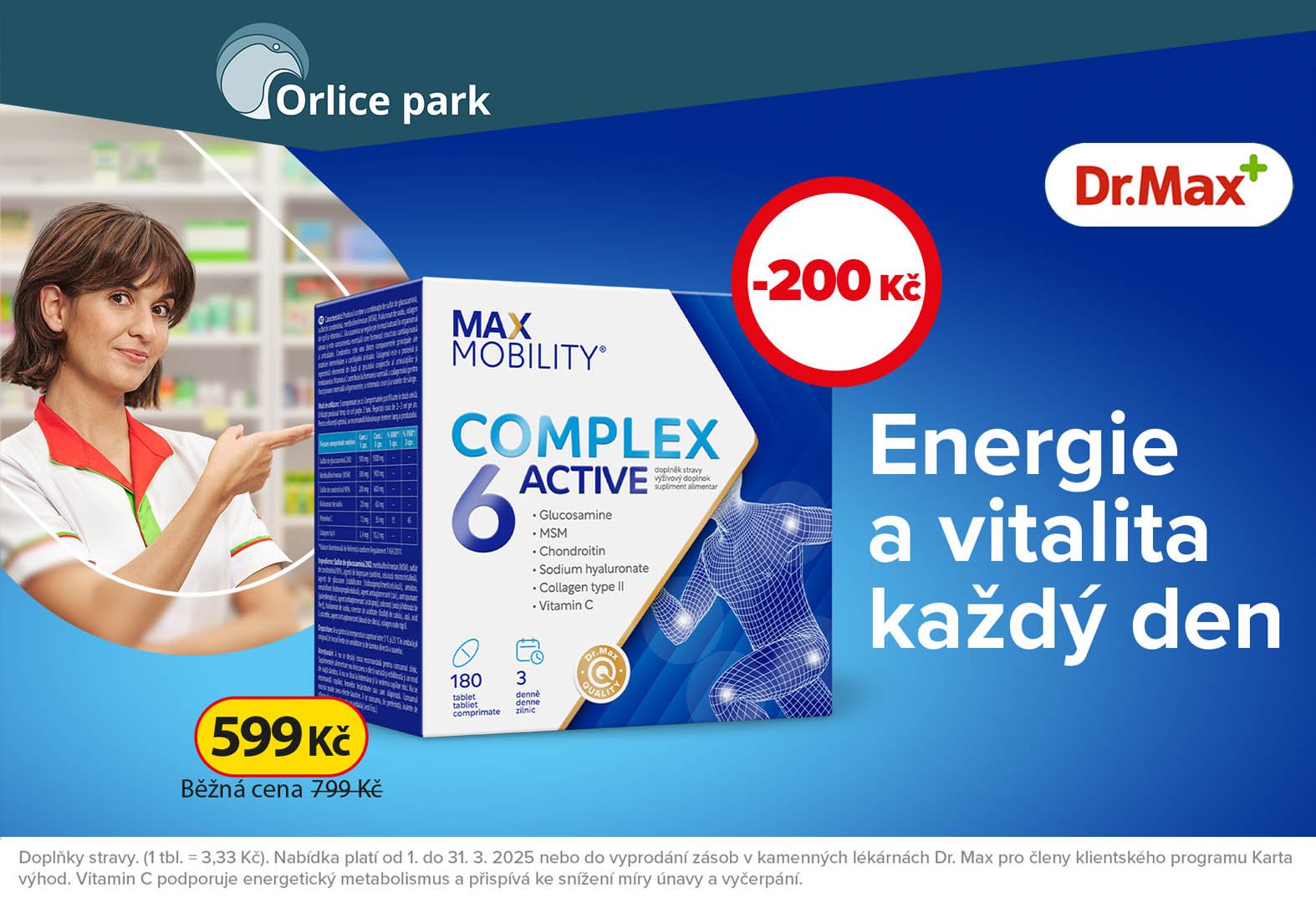 COMPLEX 6 ACTIVE, DOPLNĚK STRAVY